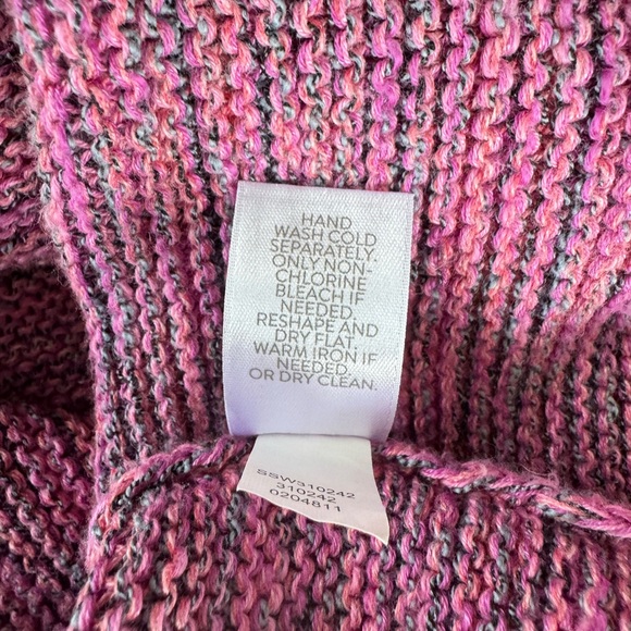 J. Jill Magenta Cowl Neck Knit Sweater in Pink/Purple - Picture 11 of 11